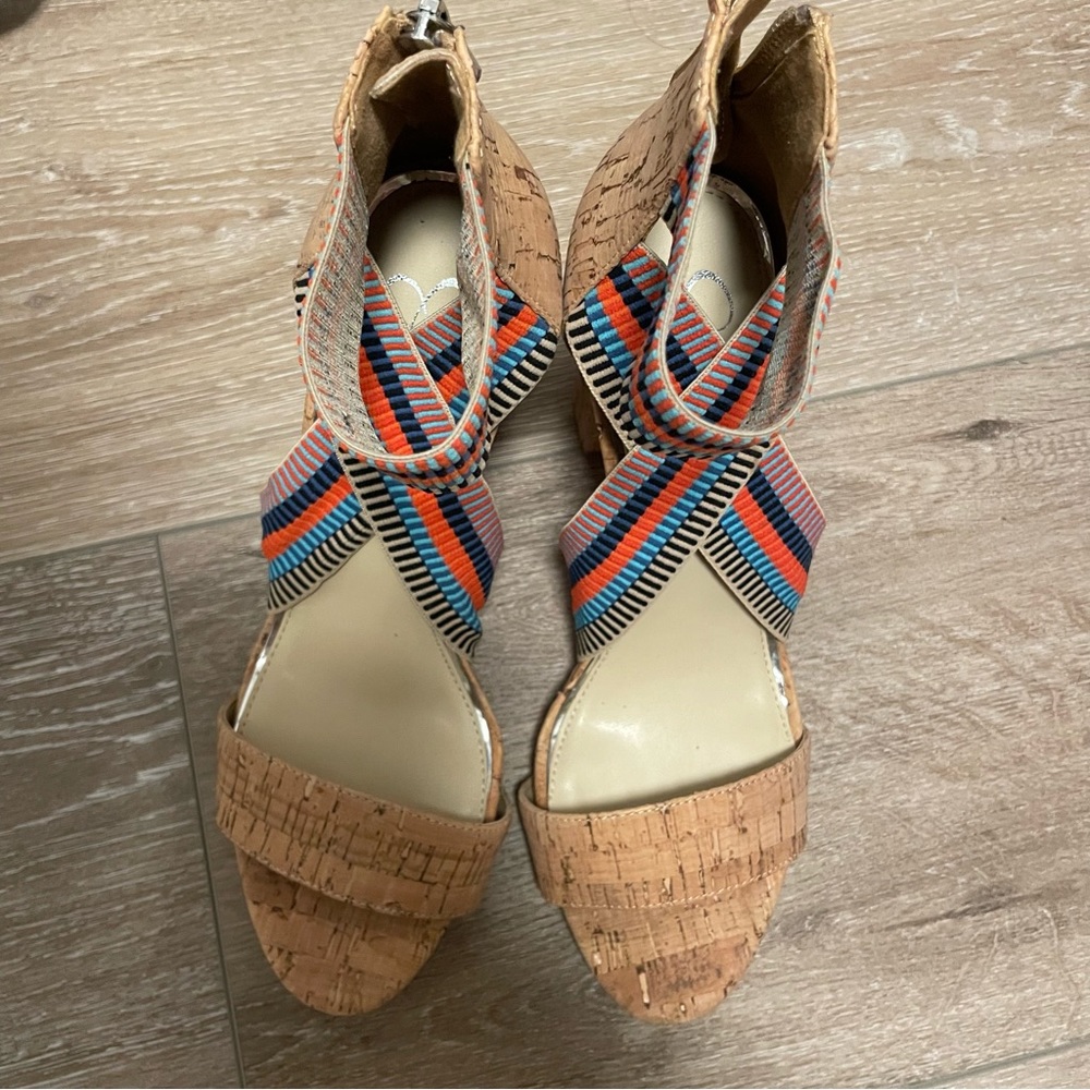 BRAND NEW Multi Color Heels